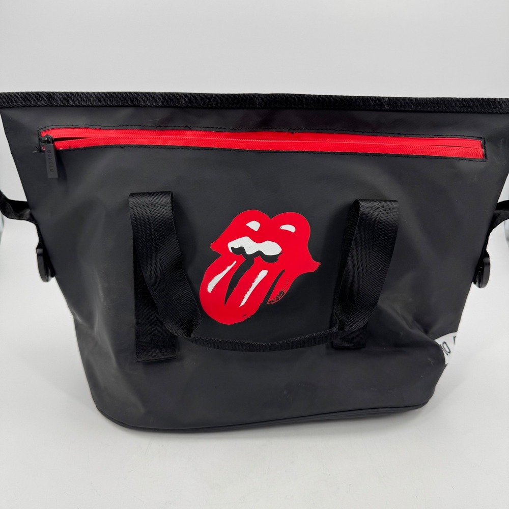 Rolling Stones 2019 No Filter‎ Tour Black Tote Bag Red Tongue Logo Rock and Roll